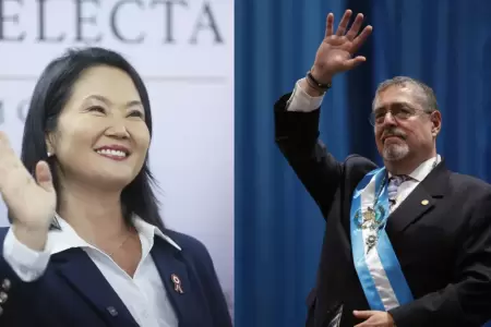 Presidente de Guatemala felicita a Keiko Fujimori
