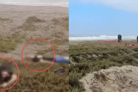 Dos hombres fueron encontrados sin vida a un costado de la carretera La Costaner