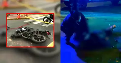 Accidente se produjo durante la madrugada.