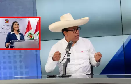 Roberto S�nchez se pronuncia tras proclamaci�n de Keiko Fujimori.