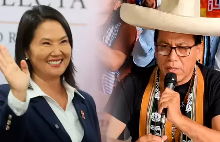 Roberto S�nchez se pronuncia tras proclamaci�n de Keiko Fujimori.