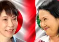 Primera ministra de Jap�n, Takaichi Sanae, felicita a Keiko Fujimori por su proclamaci�n como presidenta electa del Per�