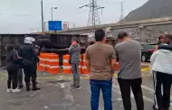 El Agustino: Volcadura de un camión de carga pesada deja una víctima mortal en la Vía Evitamiento