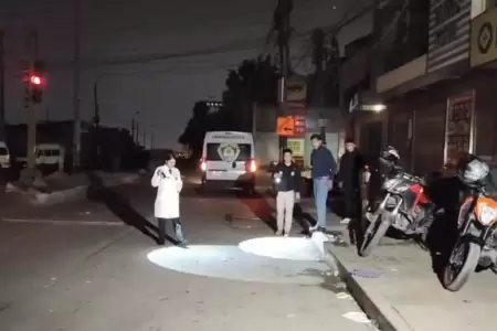 Conductor y transe�nte resultan heridos tras balacera en paradero