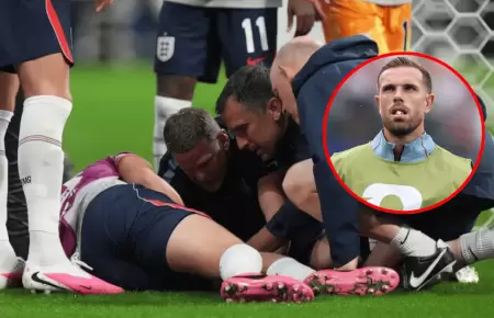 Jordan Henderson se lesion� en festejos de Inglaterra tras victoria ante M�xico