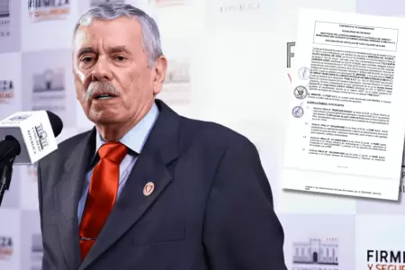 Rospigliosi denuncia adquisici�n de pistolas del Mininter destinadas a la PNP