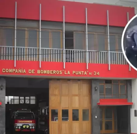 Roban placa de bronce del cuartel de bomberos del Callao