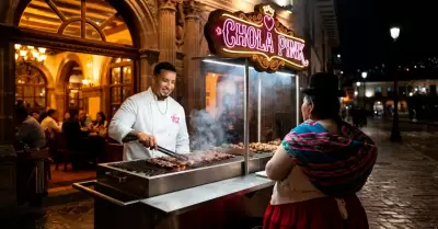 El artista tendr� su negocio de comida peruana.
