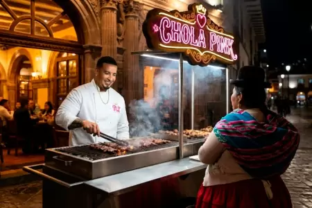 El artista tendr� su negocio de comida peruana.