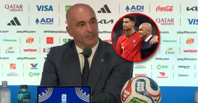 T�cnico se despide junto a Cristiano tras quedar fuera.