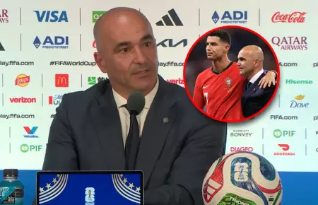 T�cnico se despide junto a Cristiano tras quedar fuera.