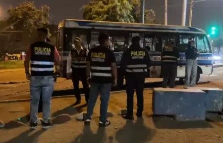 Atacan bus de la empresa 'Translima' y dejan herido a conductor