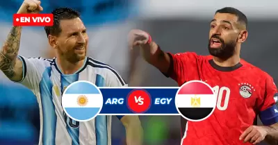 Sigue el minuto a minuto del partido Argentina vs. Egipto