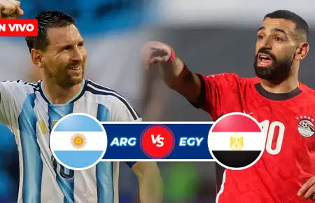 Sigue el minuto a minuto del partido Argentina vs. Egipto