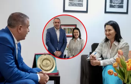 Wolfgang Grozo se reuni� con Keiko Fujimori