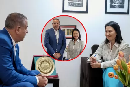 Wolfgang Grozo se reuni� con Keiko Fujimori