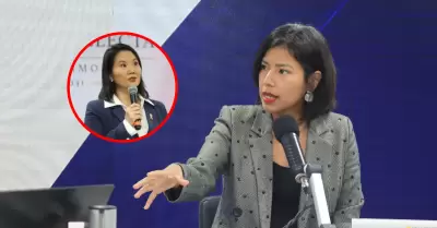 Indira Huilca tras triunfo de Keiko Fujimori