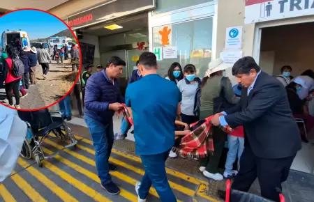 Estudiantes accidentados por volcadura, Moquegua
