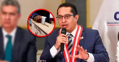 El presidente del JNE pidi� priorizar con urgencia la asignaci�n de recursos.