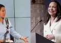 Keiko Fujimori recibe saludo de la lideresa venezolana Mar�a Corina Machado por su proclamaci�n como presidenta electa