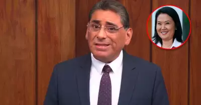 El comediante se reuni� con Keiko Fujimori.