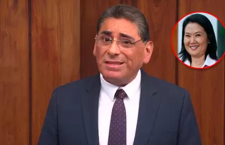 El comediante se reuni� con Keiko Fujimori.