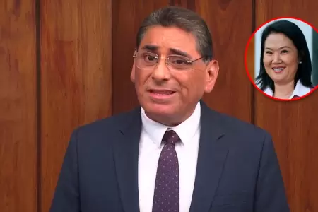 El comediante se reuni� con Keiko Fujimori.