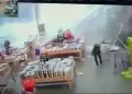 Derrumbe de techo en supermercado: cliente se salva de milagro tras colapso del cielorraso