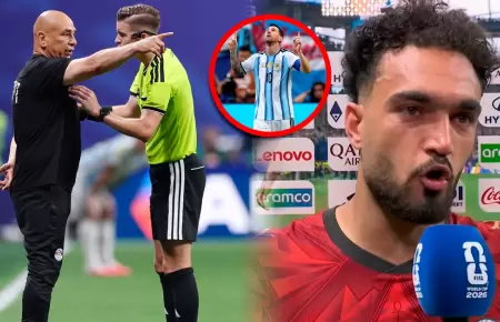 Jugador y t�cnico egipcios denunciaron irregularidades en el arbitraje.