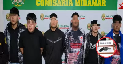 Desarticulan banda criminal en Trujillo.