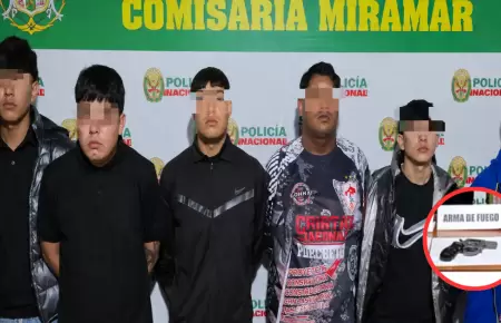Desarticulan banda criminal en Trujillo.