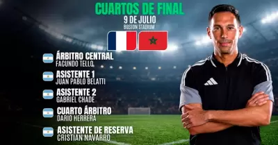 Los �rbitros ser�n argentinos.