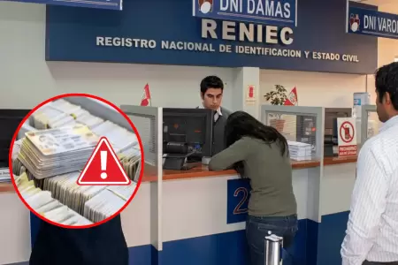 Reniec alerta paralizaci�n de campa�as de DNI y riesgo de desabastecimiento