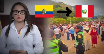 Ministra ecuatoriana anuncia reapertura de la frontera Ecuador-Per�