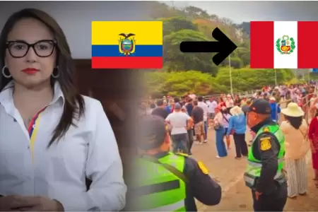 Ministra ecuatoriana anuncia reapertura de la frontera Ecuador-Per�