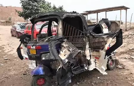 El veh�culo fue siniestrado.