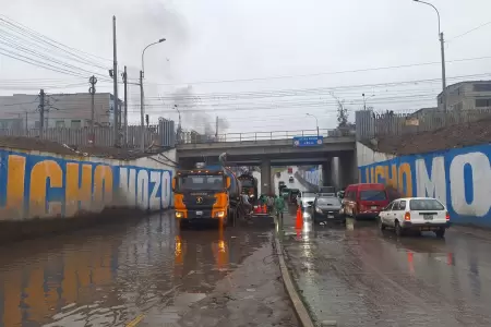 Cierran bypass de av. Pachac�tec en VMT