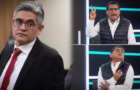Fiscal Domingo P�rez increpa a Carlos �lvarez por imitaci�n