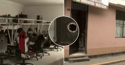 Delincuentes robar computadoras valorizadas en aproximadamente 40 mil soles