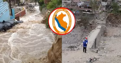 Indeci anuncia qu� hacer ante un huaico o deslizamiento