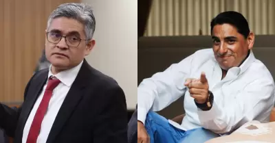 Fiscal Domingo P�rez increpa a Carlos �lvarez por imitaci�n