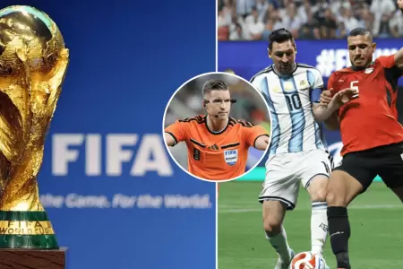 FIFA emite comunicado tras pol�mica sobre el arbitraje en el Argentina vs. Egipt