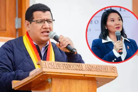 Abel Serna, alcalde de Andahuaylas, pide reuni�n con Keiko Fujimori