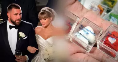 Los fans de Taylor Swift pagaron 25 d�lares por piezas de basura de su boda