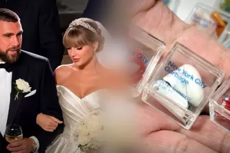Los fans de Taylor Swift pagaron 25 d�lares por piezas de basura de su boda