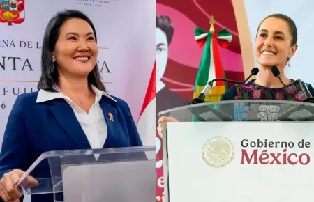 Keiko Fujimori / Claudia Sheinbaum.