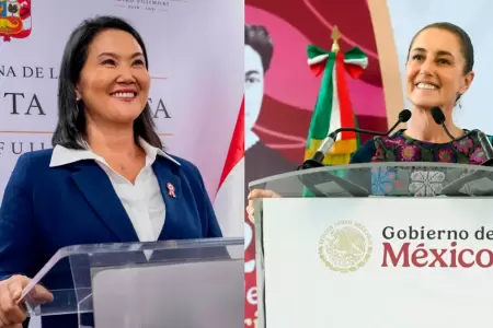 Keiko Fujimori / Claudia Sheinbaum.