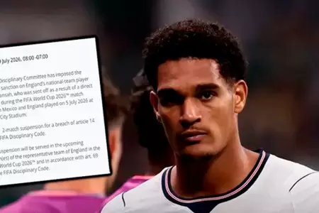FIFA Suspende a Defensa Ingl�s por dos partidos.