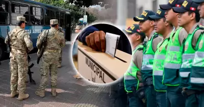 Polic�as y militares desempe�ar�n roles ampliados durante jornada electoral.