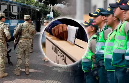 Polic�as y militares desempe�ar�n roles ampliados durante jornada electoral.